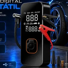 Kit Compressor de Ar Compacto 150 Psi + Auxiliar de Partida + Powerbank